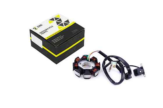 Статор генератора скутер 4 Т Китай 50 (6+2 котушок, 5 контактів) Мукачево