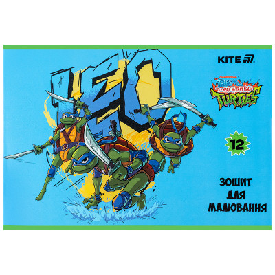 Альбом для рисования Kite Ninja Turtles, 12 листов (NT25-241) Винница - изображение 7