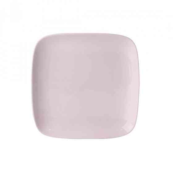 Квадратна обідня тарілка з фарфору 20х20 см, біла Київ