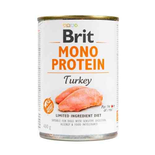 Корм влажный Brit Mono Protein Turkey для собак с индейкой 400 г Киев