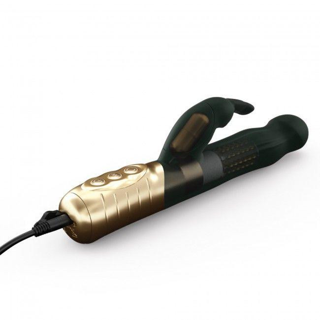 Вибратор-кролик Dorcel Baby Rabbit Gold 2.0 с жемчужным массажем и вращающейся головкой Sex Aura Киев - изображение 2