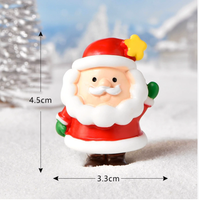 Новорічна мініатюра Санта 4.5 х 3.3 см із серії "Колядка Крижаних Візерунків" Одеса - фото 1