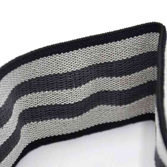 Тканева гумка для фітнесу спорту тренувань реабілітації PowerPlay 4111 Hip Band L Light сіра 64cm Київ