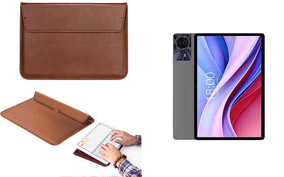 Чехол-конверт VitoCase для Teclast M50S, с функцией подставки для планшета Коричневый Киев