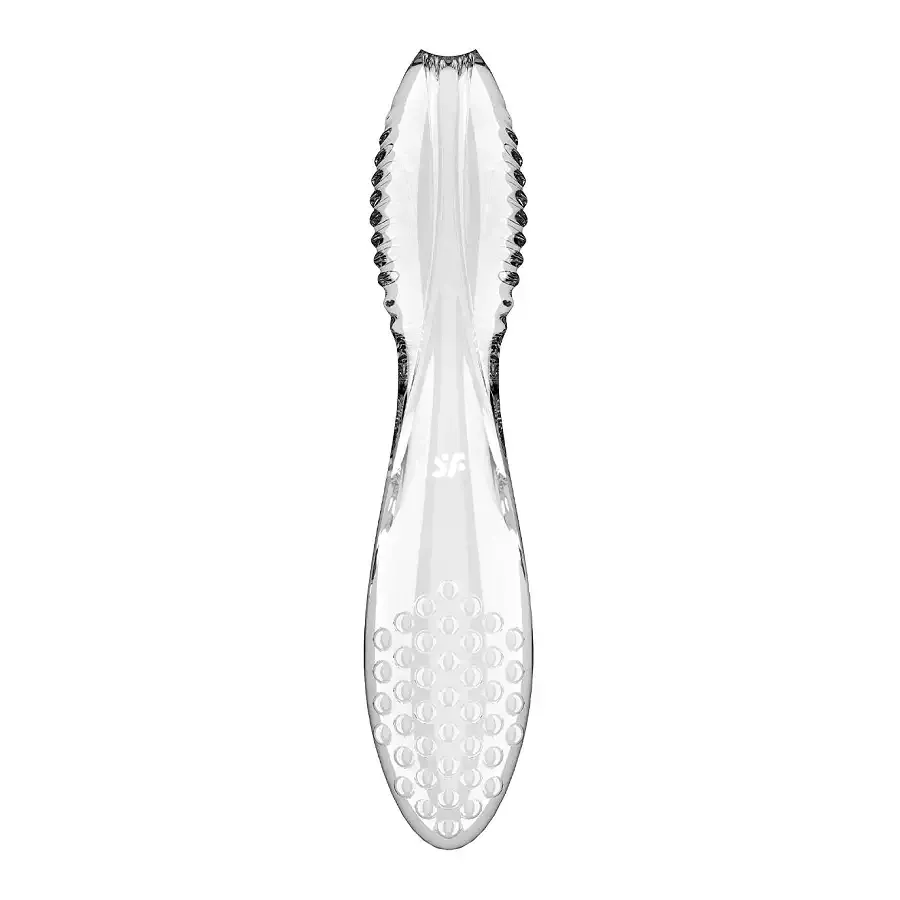 Двусторонний стеклянный дилдо Satisfyer Dazzling Crystal 2 Transparent Львов - изображение 3