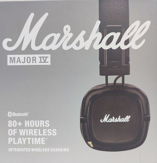 Навушники Bluetooth Marshall Major 4, коричньового кольору Киев - изображение 4