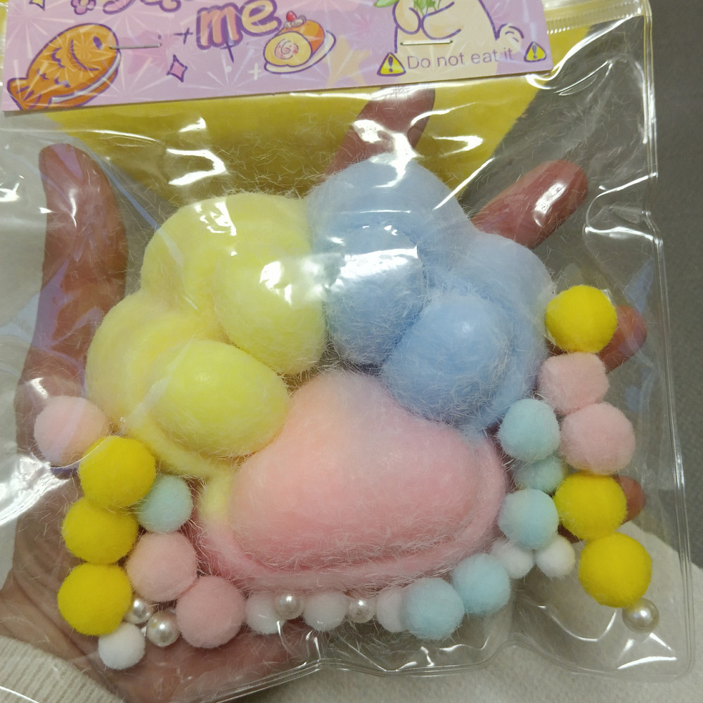 Лапка мохната большая сквиш антистресс лапка Табо Киев - изображение 3