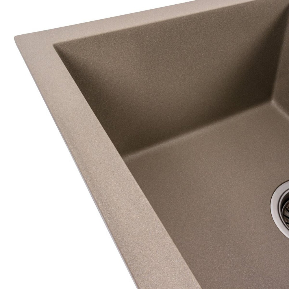 VALESO Гранітна мийка VALESO CRIPTA 6550 матова Титан Коломия - фото 4