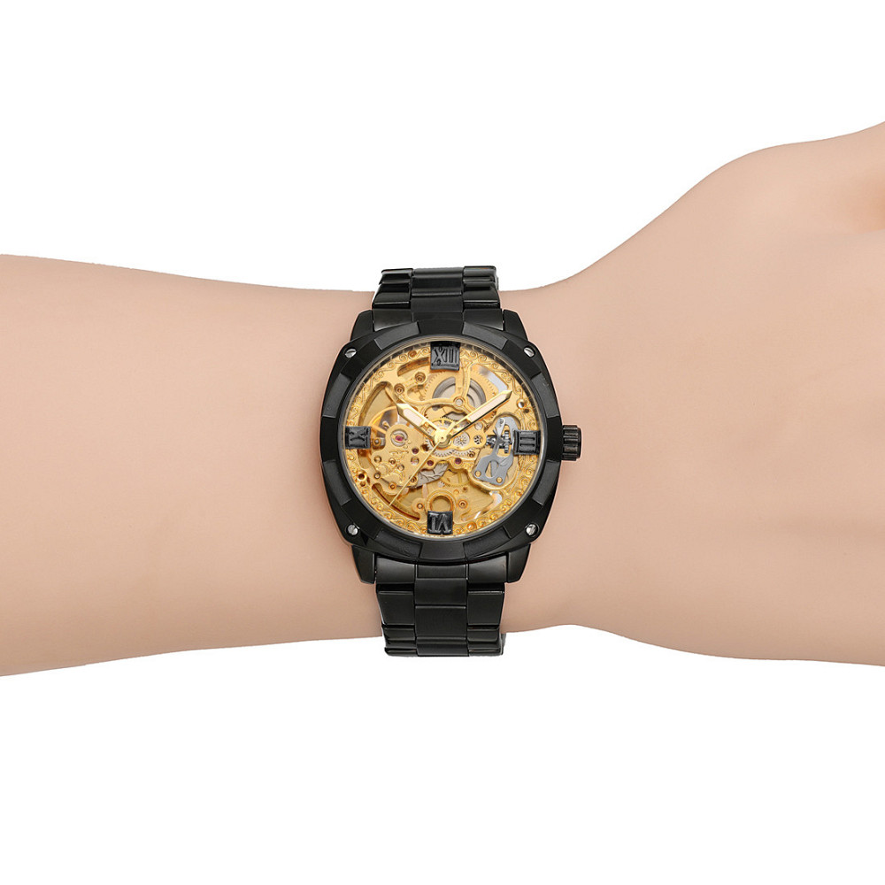 Годинник чоловічий механічний Forsining Spectrum Чорний Вінниця - фото 8