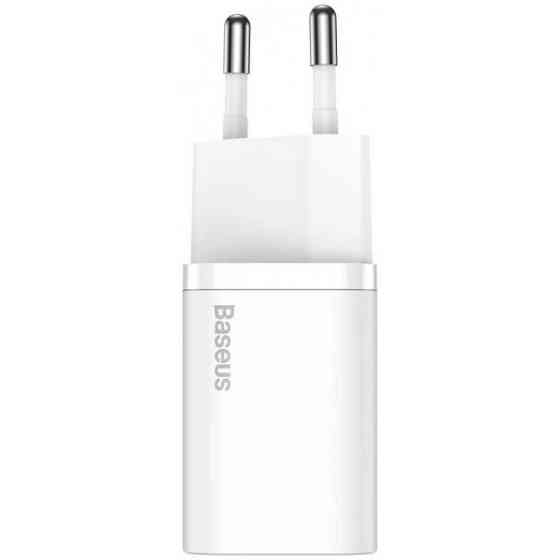 Зарядний пристрій 1xUSB 25W (USB-C) + Cable Type-C Білий Baseus (TZCCSUP-L02) Киев
