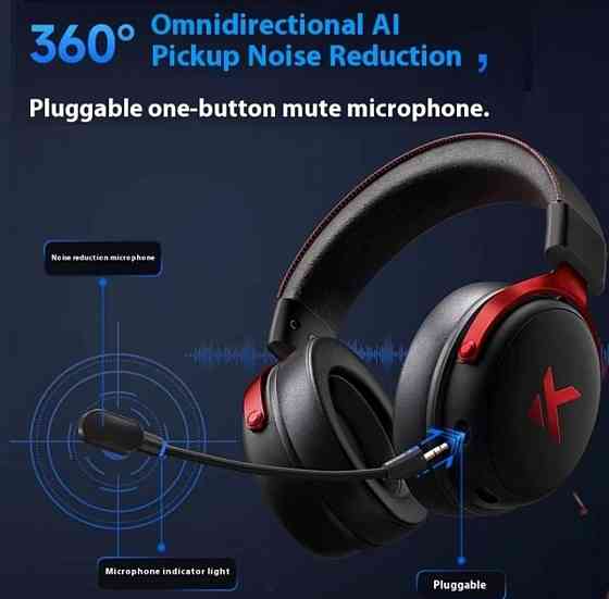 MCHOSE V9 Pro‼️В НАЯВНОСТІ‼️Steel Black беспроводные игровые наушники. Харьков