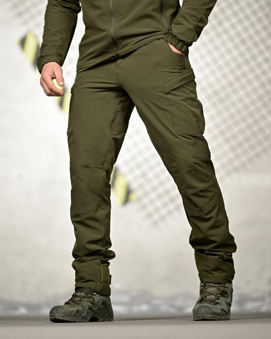 Еластичний тактичний костюм agony олива ВТ6860 Одеса - фото 17