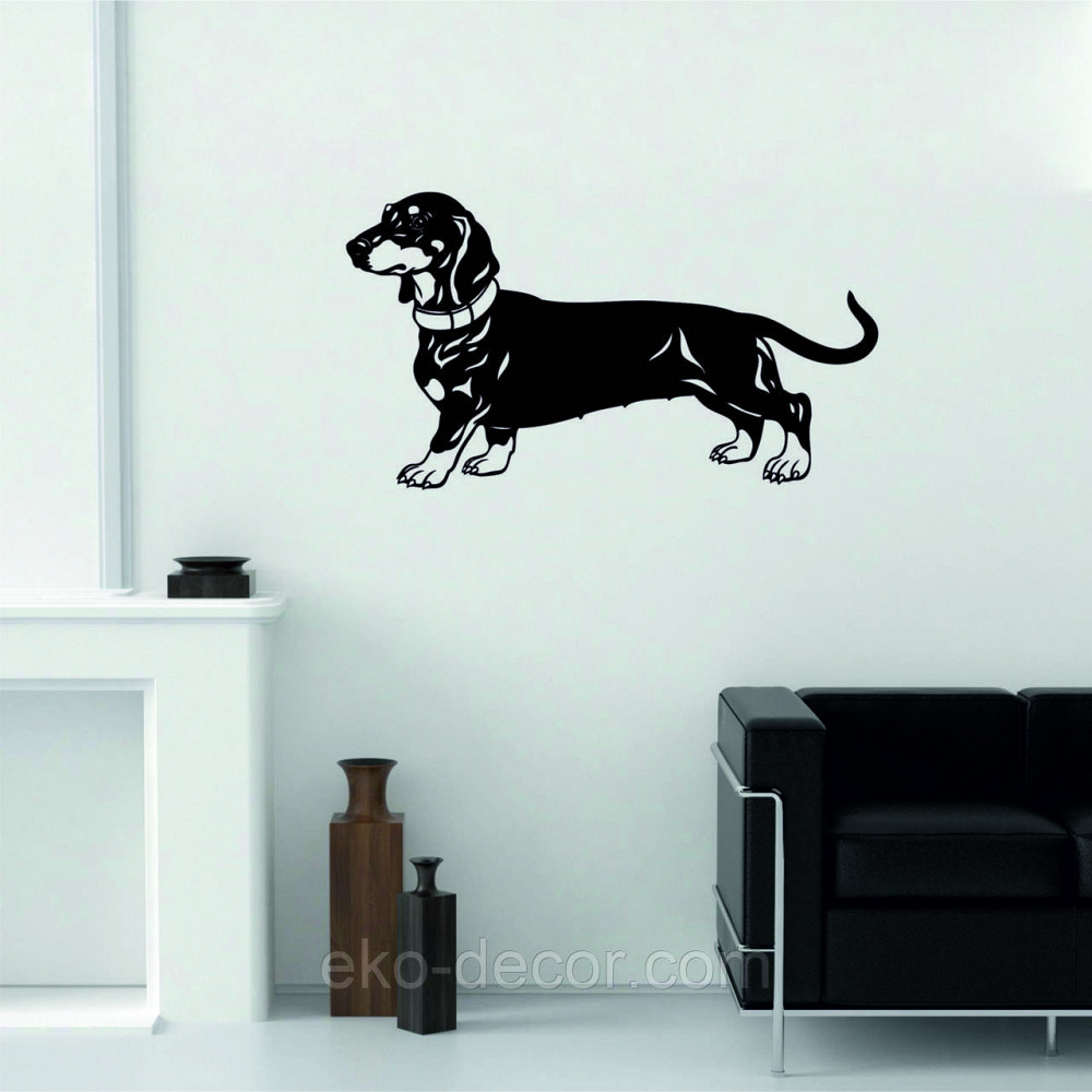 Декоративне настінне Панно «Такса», Декор на стіну 110*62 см, Чорний Київ - фото 4