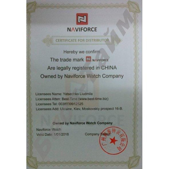 Мужские наручные часы Naviforce Tesla Black NF9153 Винница - изображение 11