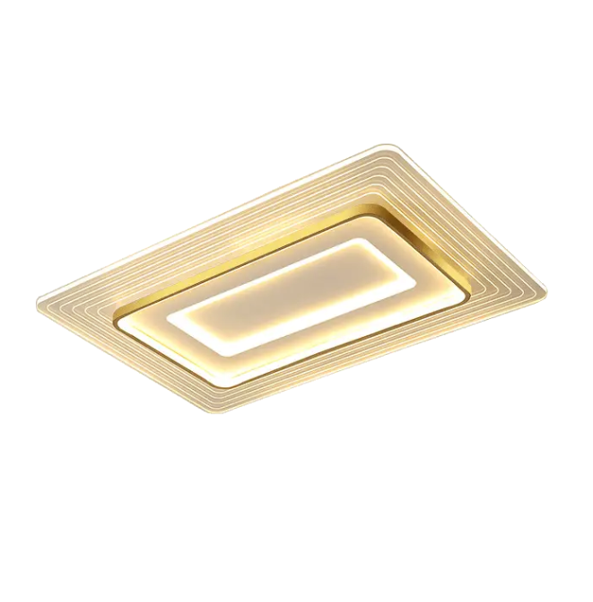 Світлодіодна люстра Портал PJ824 (90х60см) Золота / Біла Вінниця - фото 4