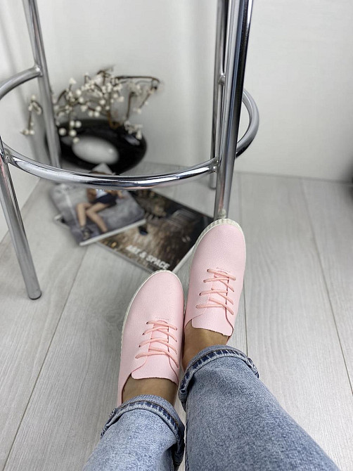 Linix Сліпони жіночі Linix пудра (весна-осінь, еко-шкіра) (1437) 37р.38р.41р. Коломыя - изображение 3