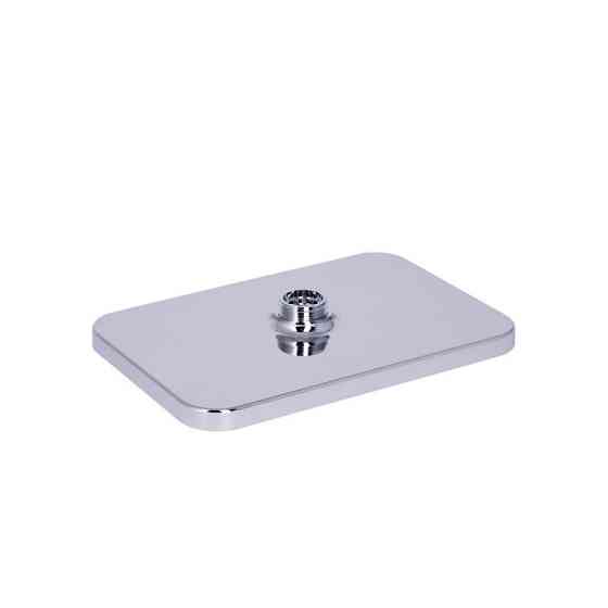 Лійка для верхнього душу Qtap Hlavova 260x180 мм прямокутна QTHLA107CRM45785 Chrome/White Київ