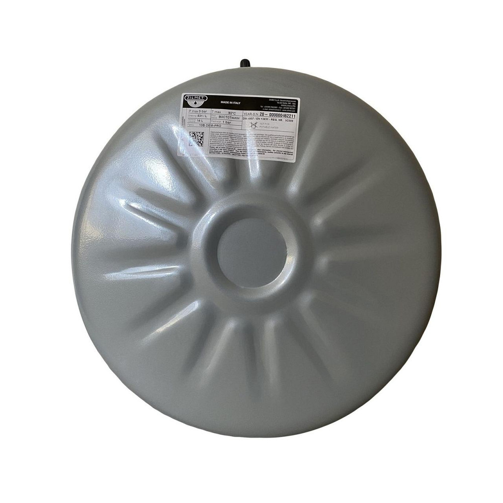 Бак Zilmet oem-pro для монтажу в котли плоский Арт. 531 14 л 3bar рифлений ( 13B6001400) Київ - фото 1