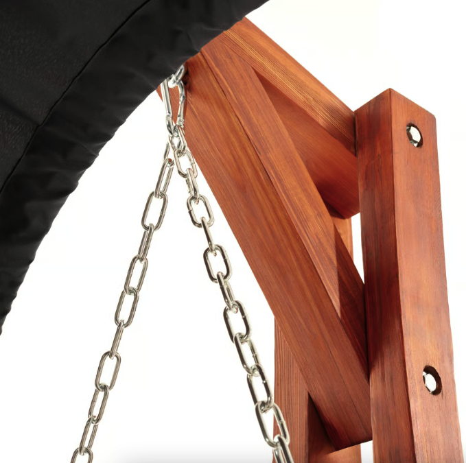 Садова гойдалка Di Volio Pergia двомісна сірий Киев - изображение 4