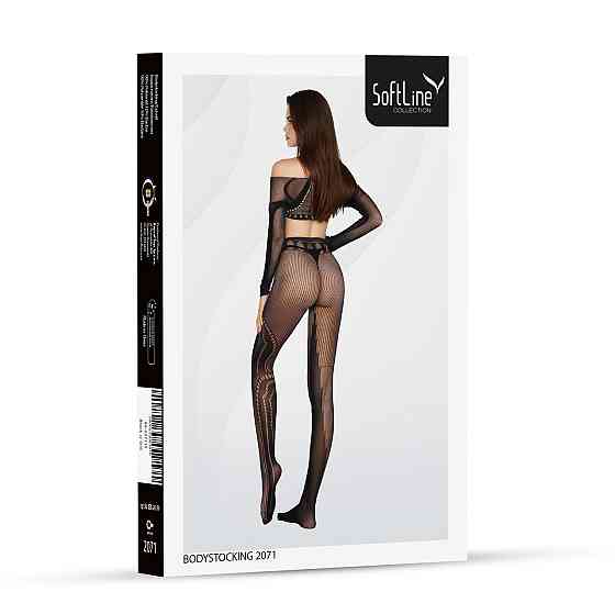 Бодистокинг - Bodystocking 2071, black - One Size Sex Aura Киев