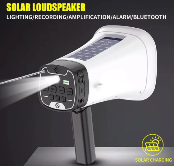 Гучномовець L026 Bluetooth на сонячній батареї, чорно-білий Винница