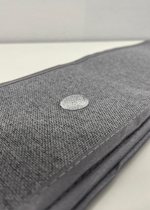 Комплект готовых штор VR-Textil Блэкаут двусторонний ASHEN NIGHT № 1851ш Серый 150х290 см 2 шт (33-0894) Киев - изображение 7