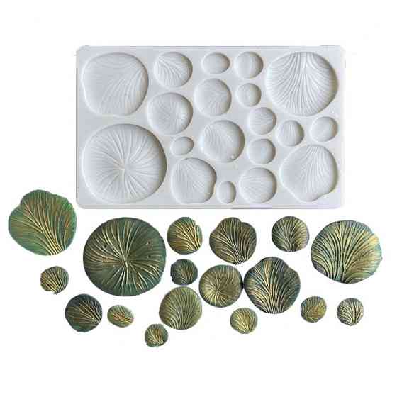 Молд силиконовый Грибы 155 на 95 мм серый Киев