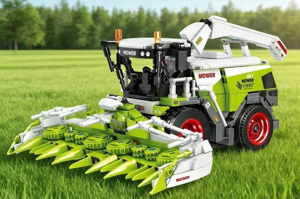 Конструктор трактор,бульдозер, комбайн (+1000деталей) Харків - фото 4