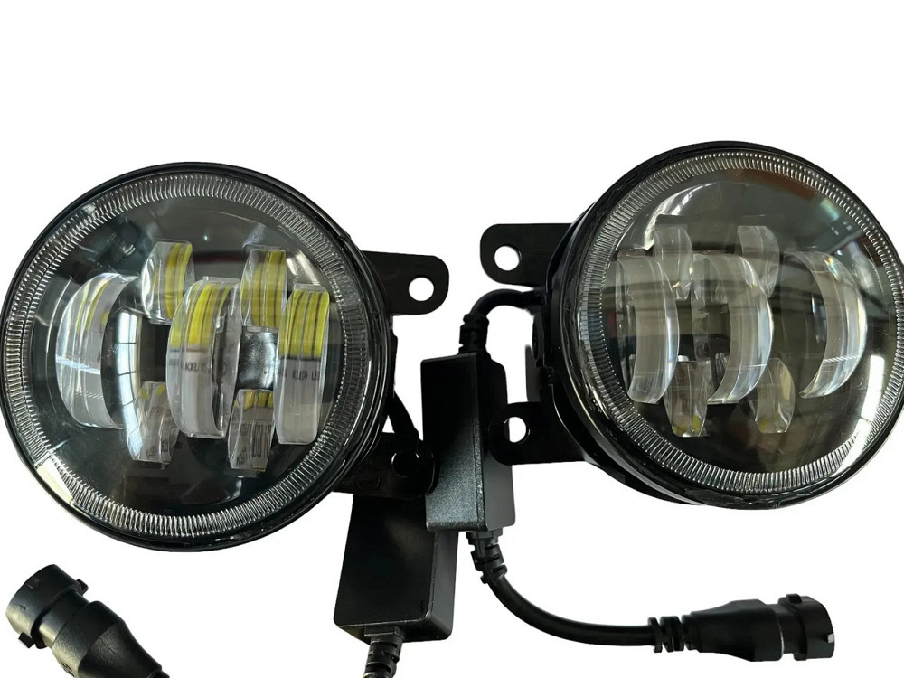Противотуманные фары LED универсальная 3,5 дюйма 90мм туманка 70 ватт белая(один режим) Фары туманы Харьков - изображение 1