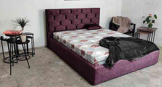 Кровать Octavius Comfort 120 х 190 см Simple С подъемным механизмом и нишей для белья Фиолетовый Киев