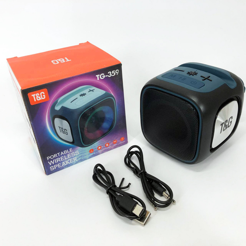 Bluetooth колонка з зарядкою від usb TG359, Bluetooth колонка з освітленням музична MB-64 Львів - фото 4