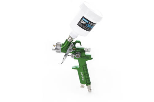 Мини краскораспылитель HVLP Ø0,8 мм с пластиковым бачком 100 мл APRO Харьков - изображение 1