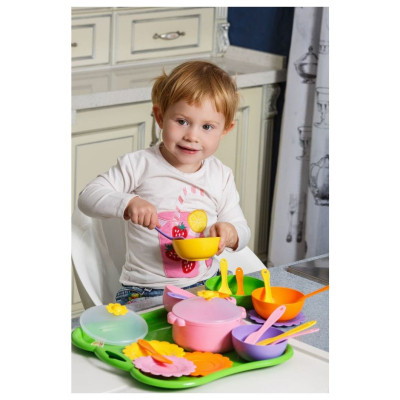 Игровой набор Tigres посуда столовая Ромашка 43 элемента (39149) Винница - изображение 4