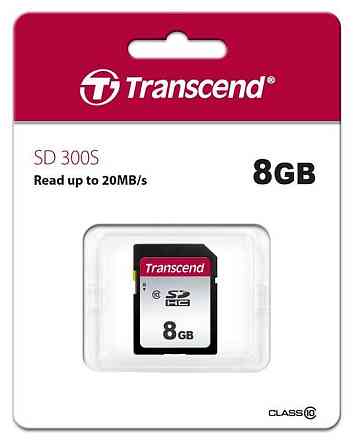 Картка пам'яті SDHC 8GB Class 10 Transcend 300S (TS8GSDC300S) ( 27578 ) Харків