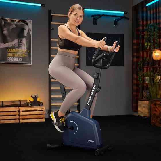 Велотренажер Trex Sport TX-380MB Rigon магнитный темно-синий Киев