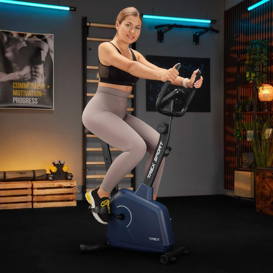 Велотренажер Trex Sport TX-380MB Rigon магнитный темно-синий Киев - изображение 2