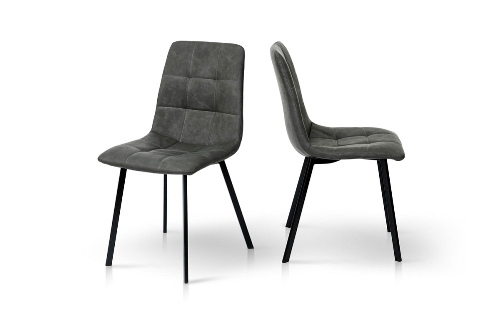 Стілець Чілі (квадрат) чорний/ антрацитRU-08 Киев - изображение 2