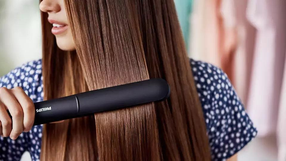 Праска (Випрямляч) для волосся Philips BHS377/00 чорний з фіолетовим Харків - фото 7