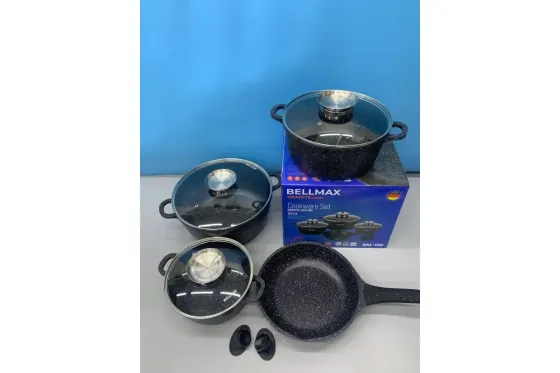 Набор посуды 9 предметов Bellmax Cookware Set BM-120 Коломия
