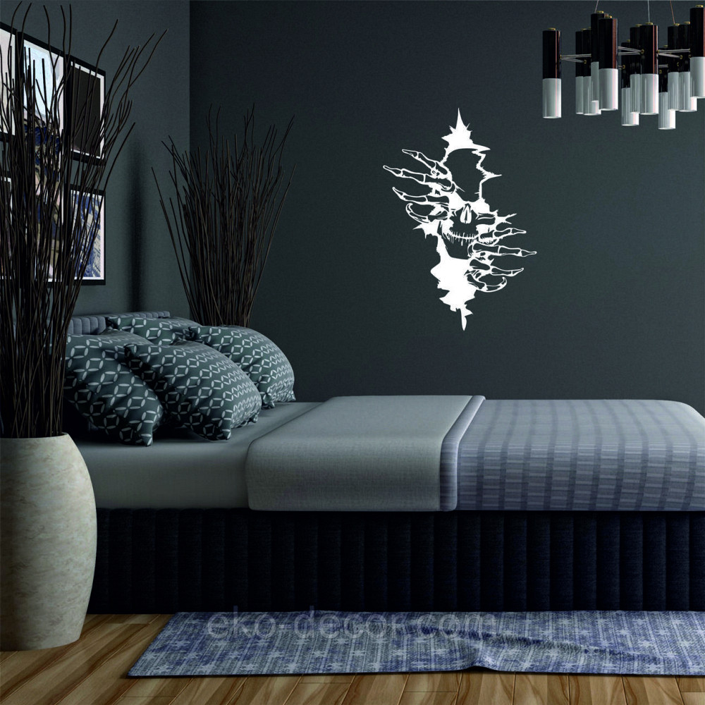 Декоративне настінне Панно «Скелет», Декор на стіну 110*75 см, Білий Київ - фото 3