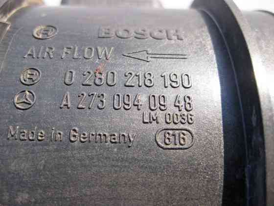 Mercedes-Benz  A2730940948 Витратомір повітря для двигунів M272 V6 2.5 3.0 3.5л M273 V8 4.6 5.5л Одеса