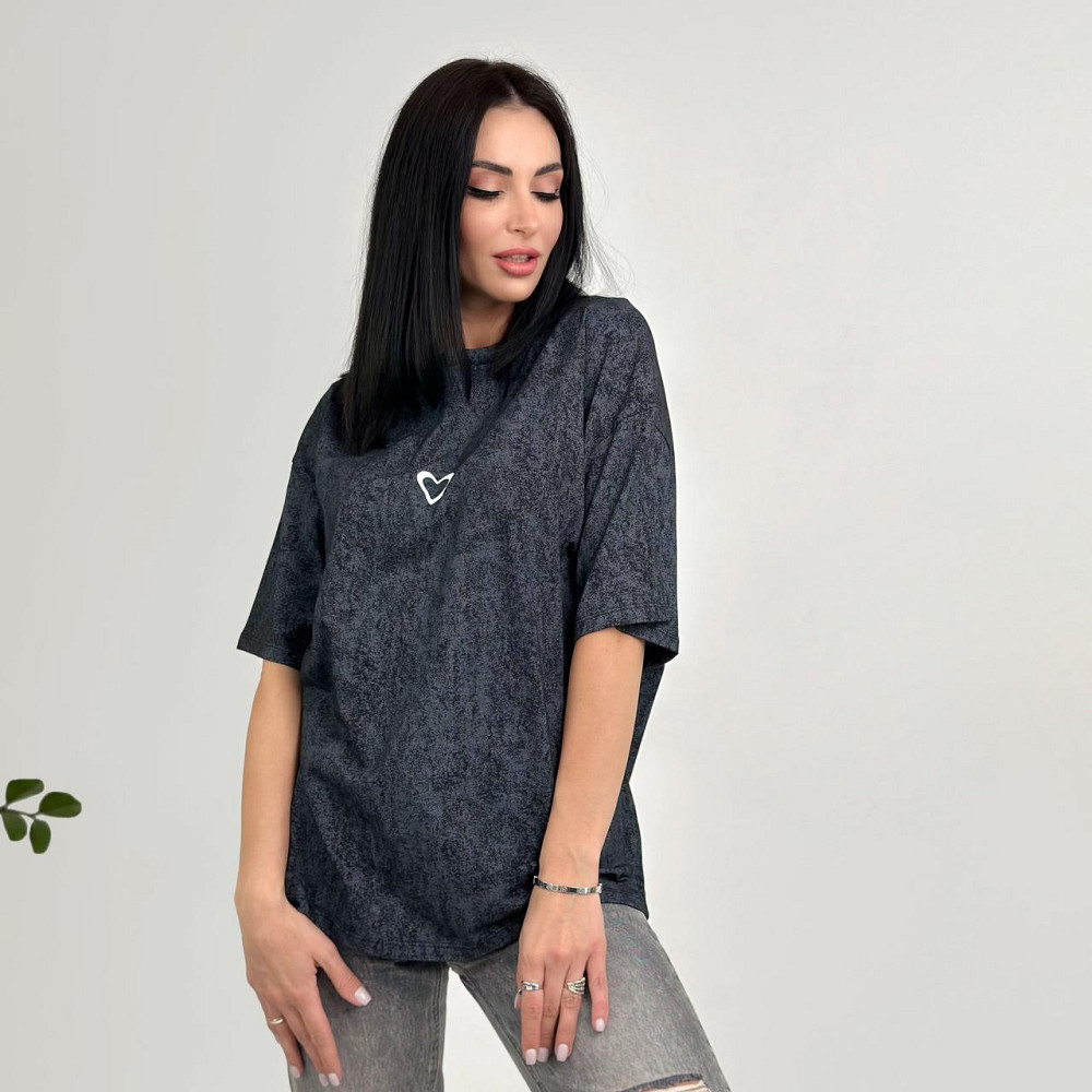 Базовая футболка с принтом 