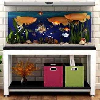 Тумба для акваріума "Хазен" зефір-венге Миколаїв - фото 1