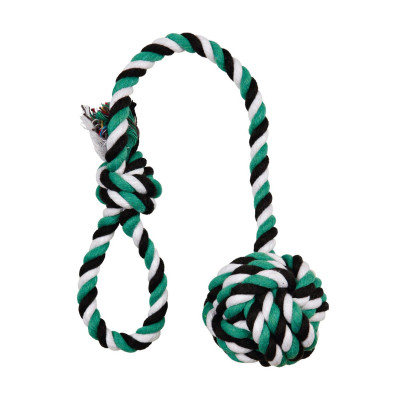 Іграшка для собак Trixie М'яч плетений з ручкою 50 см (кольори в асортименті) (4011905032696) Вінниця - фото 1