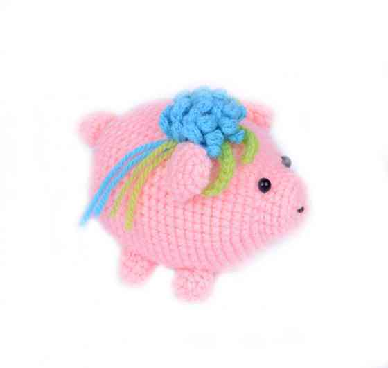 Набір для творчості "Свинка" BK-012 в'язання гачком Вінниця