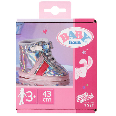 Аксессуар к кукле Zapf Обувь для куклы Baby Born - Серебряные кроссовки (831762) Винница - изображение 1
