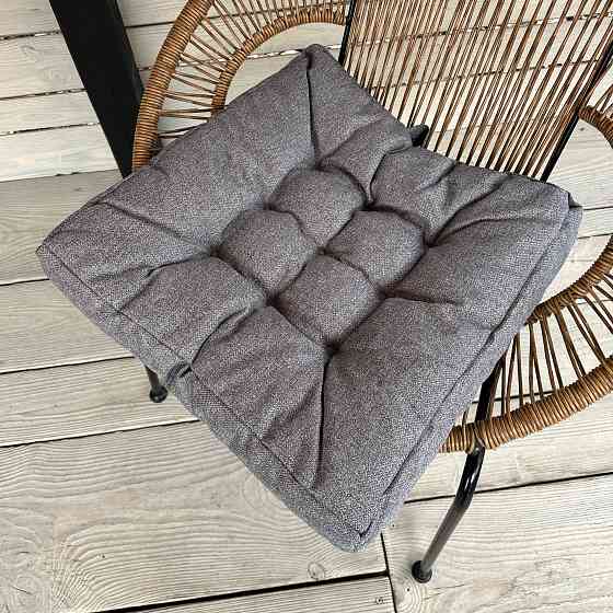 Подушка для стільців (50x50х8 см) Decorator Мальмо колір сірий 84-135 Київ