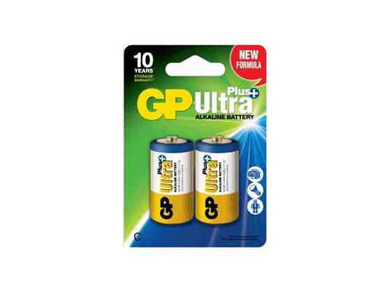 Батарейка LR14 2шт ULTRA ALKALINE 1.5V 14AUP-U2 C (блистер) ТМ GP Solmir Київ