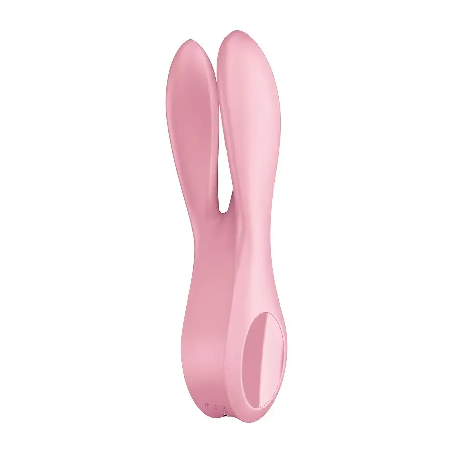 Клиторальный вибратор Satisfyer Threesome 1 Pink с тремя гибкими пальчиками Львов - изображение 5