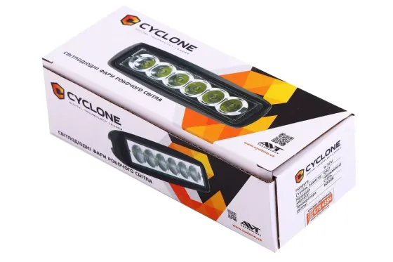 Фара денного світла 150* 38*40м Cyclone 6 Epistar 3W/1800lm/6000К (керований далекий) Вінниця